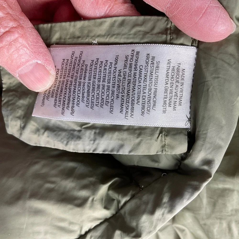 Polo Ralph Lauren Puffer Parka Mens XL‎ White Fair Stained Down Winter Jacket